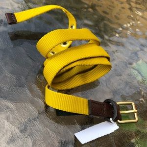 J.Crew Leather Trim Belt Medium